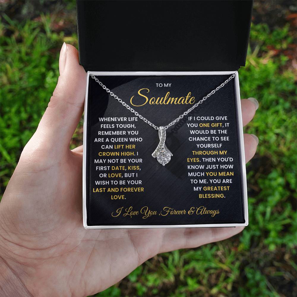 to my beautiful soulmate necklace	